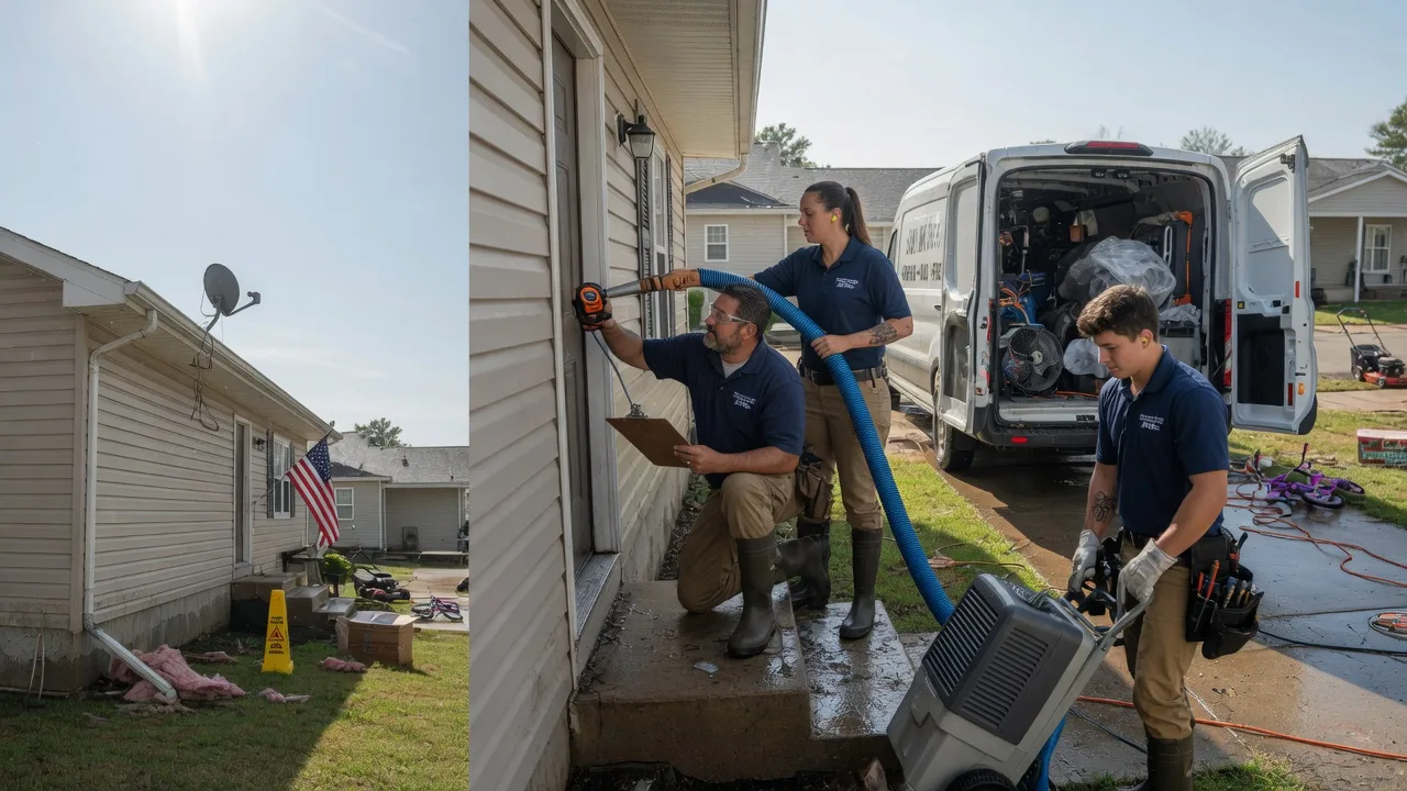 Ceiling Water Damage Restoration in Darden, TN near me